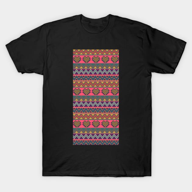 Colorful Geometric Pattern Phone Case 1 T-Shirt by Studio-Sy